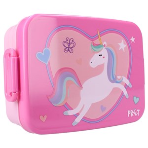 Lunch box PRET Unikorn Heart PINK
