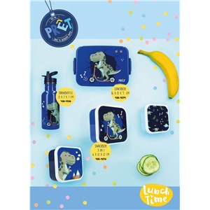 Snack box śniadaniówka 3w1 PRET Dino Navy