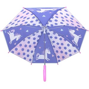 Parasol przeciwdeszczowy Jednorożec blue pink PRET