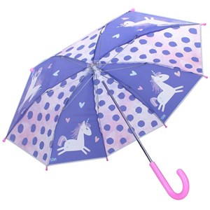Parasol przeciwdeszczowy Jednorożec blue pink PRET