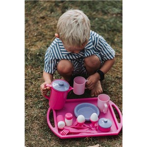 MY LITTLE PRINCESS Zestaw śniadaniowy z tacą