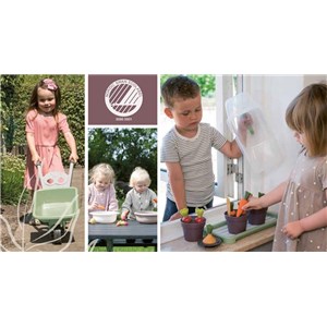 Zestaw sztućców do zabawy GREEN GARDEN Dantoy 2+