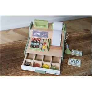 Drewniana kasa fiskalna z akcesoriami DANTOY