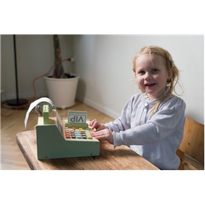 Drewniana kasa fiskalna z akcesoriami DANTOY