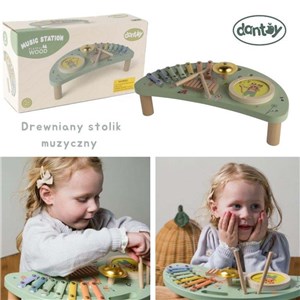 Drewniany muzyczny stolik DANTOY