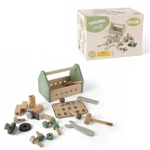 Drewniana skrzynka z narzędziami DANTOY 26 części