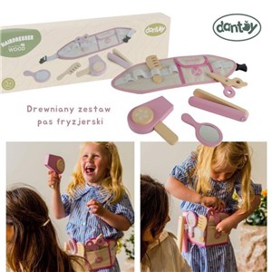 Drewniany zestaw MAŁY FRYZJER dla dzieci DANTOY