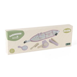 Drewniany zestaw MAŁY FRYZJER dla dzieci DANTOY