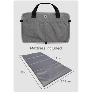 Traveller składany materac podróżny Dooky grey