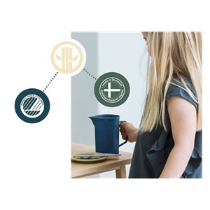 BIO zestaw kawowy blue