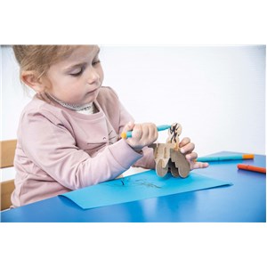 BIO garaż z 3 autami i kartonowe zabawki