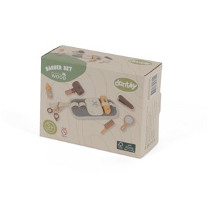 Drewniany zestaw BARBER FRYZJER dla dzieci DANTOY