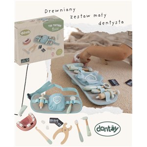 Drewniany zestaw MAŁY DENTYSTA dla dzieci DANTOY