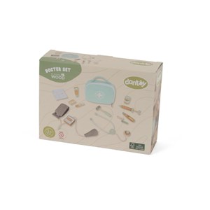 Drewniany zestaw MAŁY DOKTOR dla dzieci DANTOY