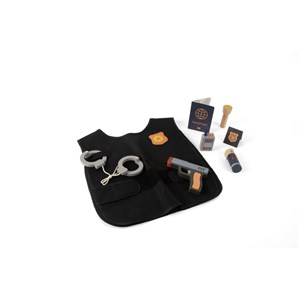 Drewniany zestaw MAŁY POLICJANT dla dzieci DANTOY