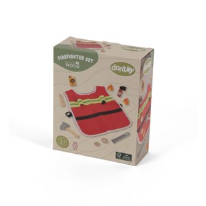 Drewniany zestaw MAŁY STRAŻAK dla dzieci DANTOY