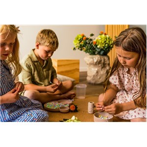 Koraliki do nawlekania EKO Dantoy 280 szt pastel