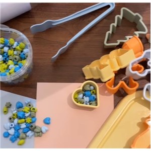 Koraliki do nawlekania EKO Dantoy 280 szt forest