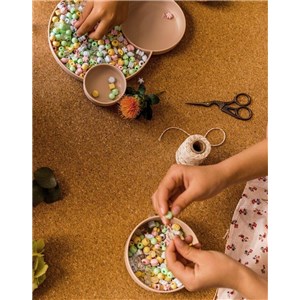 Koraliki do nawlekania EKO Dantoy 280 szt forest