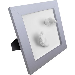 Ramka Deluxe z odciskiem 3D Happy Hands silver