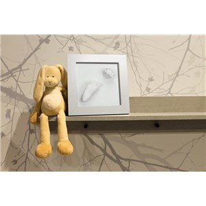 Ramka Deluxe z odciskiem 3D Happy Hands silver