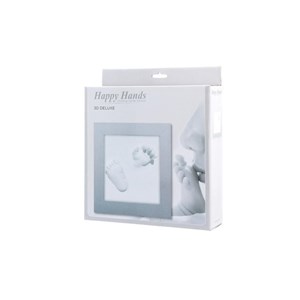 Ramka Deluxe z odciskiem 3D Happy Hands silver