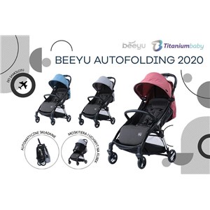 Wózek spacerowy Beeyu Autofolding grey