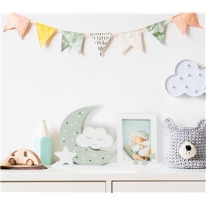 Ramka do zdjęć z lampką LED Moonlight DOOKY olive