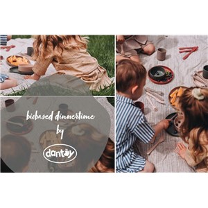 TINY BIObased Zestaw naczyń Dinnertime Mokka