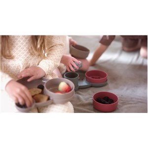 TINY BIObased Zestaw naczyń Dinnertime Olive