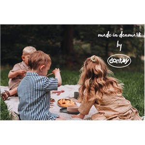 TINY BIObased Miska dla dzieci 2 szt Mocca/Olive