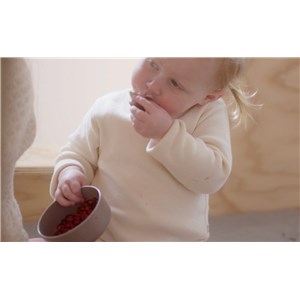 TINY BIObesed Miska dla dzieci 2 szt Nude/ Mocca