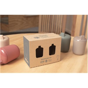 TINY BIObased Kubek niekapek 2 szt Mocca/ Nude