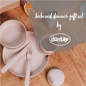 TINY BIObased Sztućce dla dzieci 2 set Nude/ Mocca