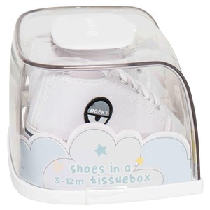 Pudełko na chusteczki DOOKY z bucikami white