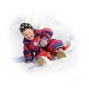 Ślizg "jabłuszko" 51cm red