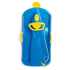 SANKI z kierownicą i hamulcami blue 95cm classic