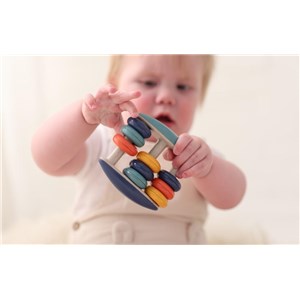 Grzechotka liczydło dla niemowlaka TOLO Bio 3m+