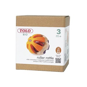 Piłka grzechotka dla niemowlaka TOLO Bio 3m+