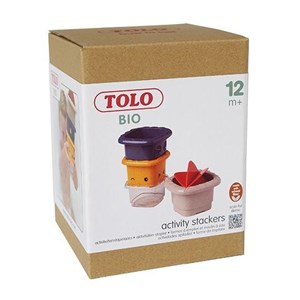 Wieża aktywności kubeczki do kąpieli TOLO Bio 12m+
