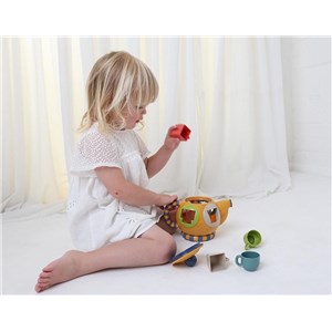 Sorter kształtów czajnik do herbaty TOLO Bio 12m+