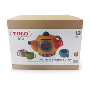 Sorter kształtów czajnik do herbaty TOLO Bio 12m+
