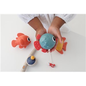 Łowienie rybek zabawka do kąpieli TOLO Bio 18m+