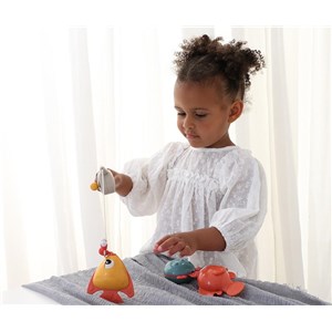 Łowienie rybek zabawka do kąpieli TOLO Bio 18m+