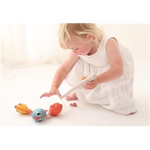 Łowienie rybek zabawka do kąpieli TOLO Bio 18m+