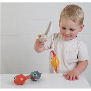 Łowienie rybek zabawka do kąpieli TOLO Bio 18m+