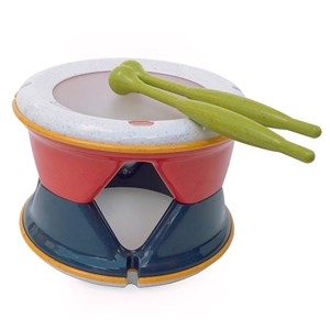 Bębenek 2w1 dla dzieci TOLO Bio 18m+