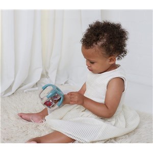 Grzechotka chwytak dla niemowląt TOLO Bio 3m+