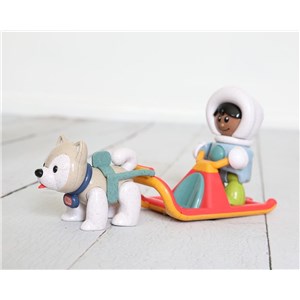 Sanki z Eskimosem zestaw TOLO BIO First Friends