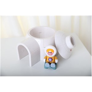 Igloo magnetyczny zestaw TOLO BIO First Friends 3+